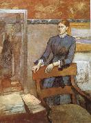 Edgar Degas Portrait of Miss Lu oil painting on canvas